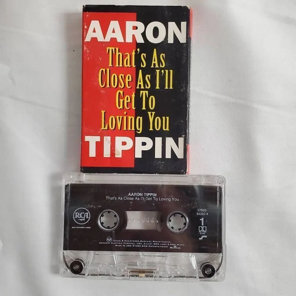 Aaron Tippin – That’s As Close As I’ll Get to Loving You Cassette Single (1995)